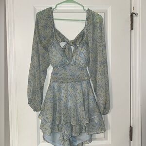 The cutest floral romper